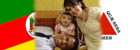 Família Pastoral: Pr. Alisson, Missionária Emanuela e Alícia